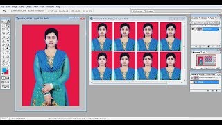 Create Passport size Photo in adobe Photoshop 70एडोब फ़ोटोशॉप में पासपोर्ट आकार फोटो बनाएं [upl. by Brader93]