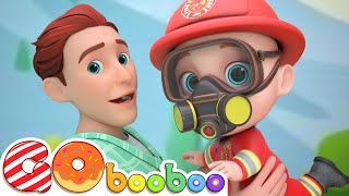 Fire Truck Song  Firefighter to the Rescue  GoBooBooo Nursery Rhymes amp Kids Songs [upl. by Madriene]