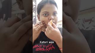 katori wax kaise karte hain youtubeshorts waxing face skincare shorts beauty parlour yt [upl. by Gorga]