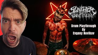 quotUK Drummer REACTS to SLAUGHTER TO PREVAIL  DEMOLISHER Drum PlayThrough by Evgeny Novikov REACTION [upl. by Ataeb]