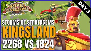 KINGSLAND Fight Day 3 2268 VS 18241900 Rise of Kingdoms [upl. by Spiegleman]