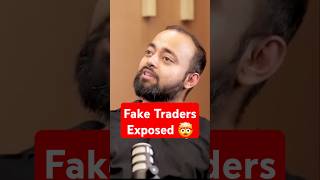 FAKE TRADERS EXPOSED 🤯  AbhishekKar money stockmarket shorts [upl. by Ausoj]