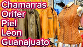 Las mejores Chamarras de piel de león Guanajuato Orifer Leather fabric LEON GUANAJUATO México [upl. by Tra273]