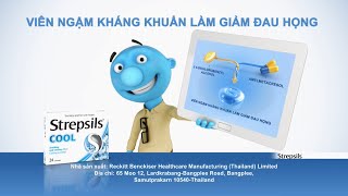 Strepsils Cool – Viên ngậm kháng khuẩn làm giảm đau họng [upl. by Emerson]