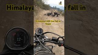 Himalayan 450 live fall in Nepal ytshorts youtubeshorts yt nepal viralshorts himalayan rider [upl. by Eckmann574]