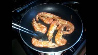 Receta de gambones o gambas a la plancha [upl. by Maxima]