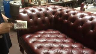 Restore Leather Chesterfield Sofa [upl. by Kinzer593]