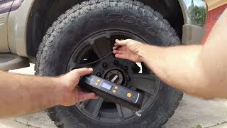 CORDLESS Nulksen Tire Inflator Portable Air Compressor [upl. by Flossi]