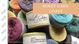 Holst Garn Coast Yarn Review  Untwisted Threads [upl. by Enneles]