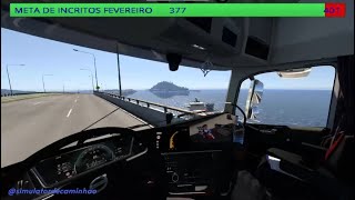 Saindo do Rio de Janeiro MAPA EAA  rota dos aviões  Euro Truck Simulator2 [upl. by Enybor]