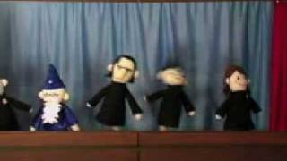 Harry Potter Puppet Pals  The Mysterious Ticking Noise Video With Lyrics [upl. by Nwahsyar]