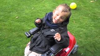 Variety the Childrens Charity Sams New Wheelchair [upl. by Aihsat]