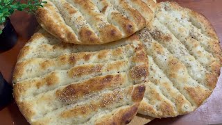 NAAN BREAD  AFGHANI NAAN EASY NAAN RECIPE😍 نان افغانی نان صبحانه با کیفیت عالی ومزه خاص وطنی [upl. by Astra587]