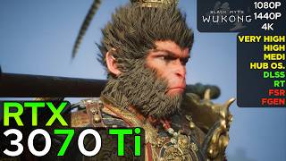 Black Myth Wukong  RTX 3070 Ti 1080p1440p4K [upl. by Faina210]