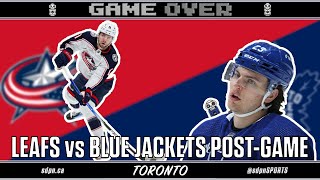 Maple Leafs vs Columbus Blue Jackets Post Game Analysis  Dec 29 2023  Game Over Toronto [upl. by Reste]