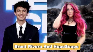 Brent Rivera And HopeScope Relationship Family Net Worth Hobbies Ethnicity Comparison Facts [upl. by Yrallam26]