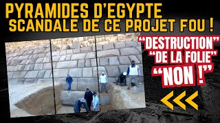 En EGYPTE RENOVATION SCANDALE dune PYRAMIDE [upl. by Bilek]