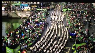 Purdue AllAmerican Marching Band  2013 St Patricks Parade Dublin [upl. by Dilahk838]