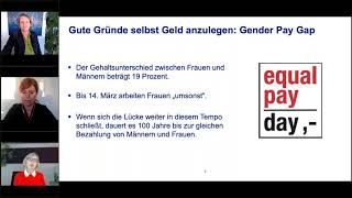 Praxisseminar für Frauen II Schwerpunkthema Kryptos Edelmetalle Rohstoffe CrowdInvesting P2P [upl. by Riha]