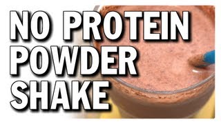 HOMEMADE PROTEIN SHAKE WITHOUT PROTEIN POWDER [upl. by Chaworth546]