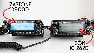 Zastone D9000 Vs Icom IC2820 Detailed Comparison amp Radio Testing [upl. by Nimsaj945]