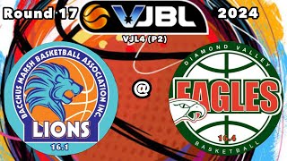 Bacchus Marsh Lions 161  Diamonds Valley Eagles 164 [upl. by Reniar]