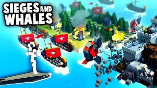 NEW Whales And EPIC Castle Sieges Kingdoms and Castles New Update Gameplay [upl. by Rap]