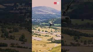 Airbus A400M Atlas Soars Through Mach Loop Incredible LowLevel Flight in Breathtaking Light [upl. by Aynotal]