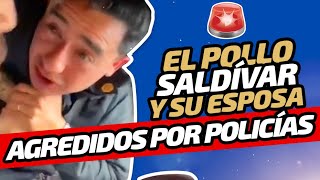 Alfredo Saldívar y su esposa embarazada agredidos por policías de la CDMX [upl. by Ilenay]