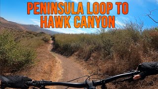 Peninsula Loop to Hawk Canyon  Mountain Biking  Thousand Oaks CA [upl. by Ssor]