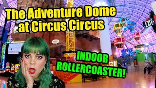 Indoor amusement park The Adventure Dome at Circus Circus in Las Vegas [upl. by Schuh]