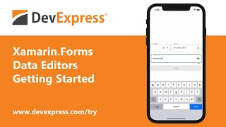 FREE Xamarin Data Input Editors AutoComplete Password Combo Box Numeric amp More Getting Started [upl. by Oflodor]