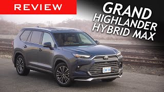 2024 Toyota Grand Highlander Hybrid MAX Review  A proper 3row SUV with a usable 3rd row [upl. by Rednal880]