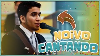 NOIVO CANTANDO NO ALTAR SUA MÚSICA FEITA EM ESPECIAL PARA A NOIVA [upl. by Nylrak]