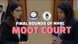 Final Rounds  NHRCDNLU Moot Court Competition l DNLU Jabalpur [upl. by Harned]