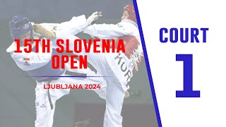 Slovenia Open G1  Ljubljana 2024  Court 1 [upl. by Naashar]