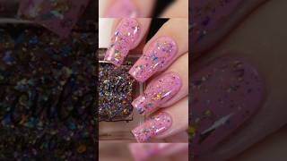 Glitter pink 💕 gown nails purse fashion sandals cover lipstick eyemakeup beautiful [upl. by Ahsanat]