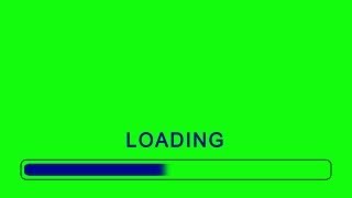 loading bar animation  green screen effect [upl. by Naimed942]