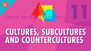 Cultures Subcultures and Countercultures Crash Course Sociology 11 [upl. by Yllehs]