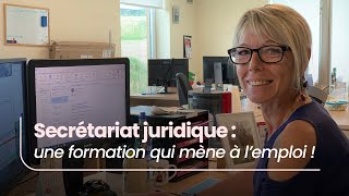 Secrétariat juridique  une formation qui mène à lemploi [upl. by Mclain]