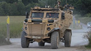 Military vehicles on Salisbury plain [upl. by Dael]