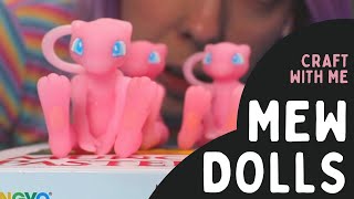 Making Pokemon Mew Art Dolls And chat [upl. by Billmyre77]