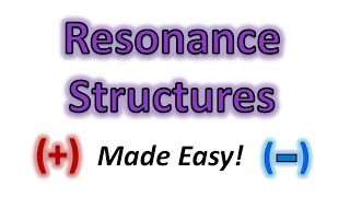 Finding Resonance Structures Made Easy  Part 1  Organic Chemistry [upl. by Irakuy332]