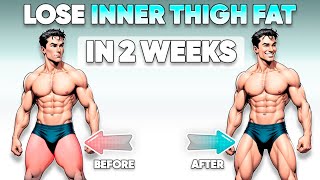 How to Lose Inner Thigh Fat in 2 Weeks ➜ Do this 10 Minute Workout [upl. by Bartholomeo]