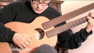 Don Alder demonstrating a Brunner quotHarp Outdoor Guitar quot with two removable necks Song1 [upl. by Zahavi]