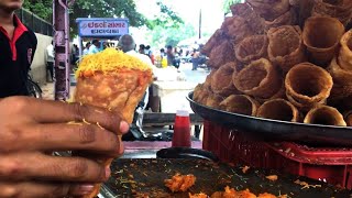 Bhaji Cone  Most Unique Street Food in the World  Indian Street Food [upl. by Nakah]