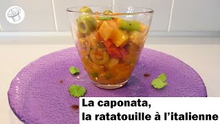 Recette de la caponata la ratatouille à litalienne [upl. by Hannie]