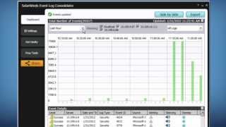 Free Event Log Consolidator from SolarWinds [upl. by Strong]