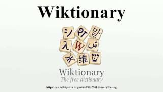 Wiktionary [upl. by Jodoin594]