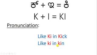 Introduction to Kannada Alphabets  Lesson 4  Kaagunitha of Ka [upl. by Edora959]